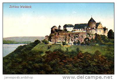 Schloss WALDECK C F Rothague- HESSEN - Deutschland - Waldeck