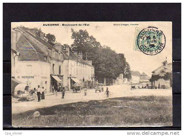 21 AUXONNE Boulevard De L'Est, Animée, Epicerie, Ed Granger, 1906 - Auxonne