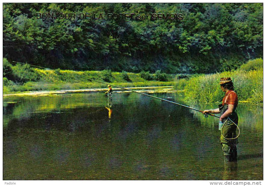 Carte Postale  Pêche à La Truite  à Forêt Sur Semois  Trés Beau Plan - Pêche