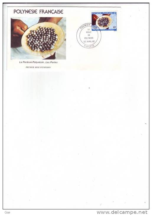 POLYNESIE FRANCAISE 1982 - FDC Yv 179 - Cahet Special - Les Perles - Nature