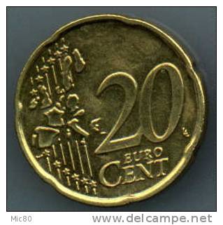 Belgique 20 Cts Euro 2000 Sup - Belgio