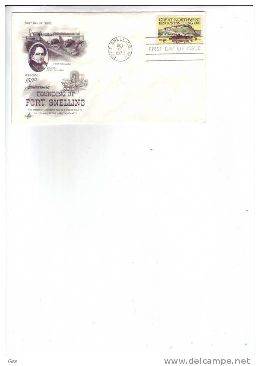 STATI UNITI 1970 - FDC Yv. 902 - Spacial Cancel- Fort Snelling - 1961-1970