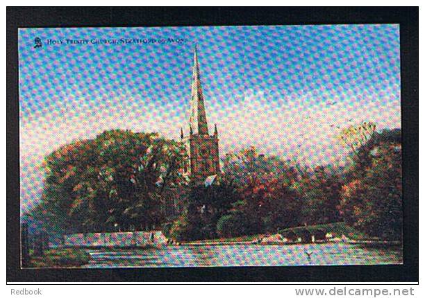 Early Raphael Tuck Postcard Holy Trinity Church Statford-on-Avon Warwickshire - Ref 289 - Stratford Upon Avon