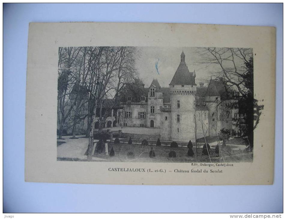 CASTELJALOUX  :  Château Féodal Du Sendat - Casteljaloux