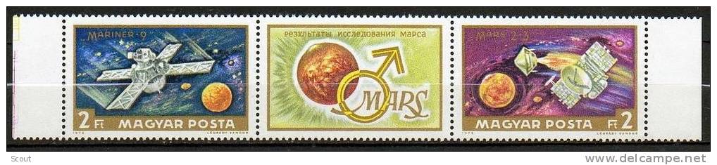 UNGHERIA - HUNGARY - HONGRIE - 1972 - MARS 2/3 E MARINER 9 - MI 2739/2740 ** - Europe