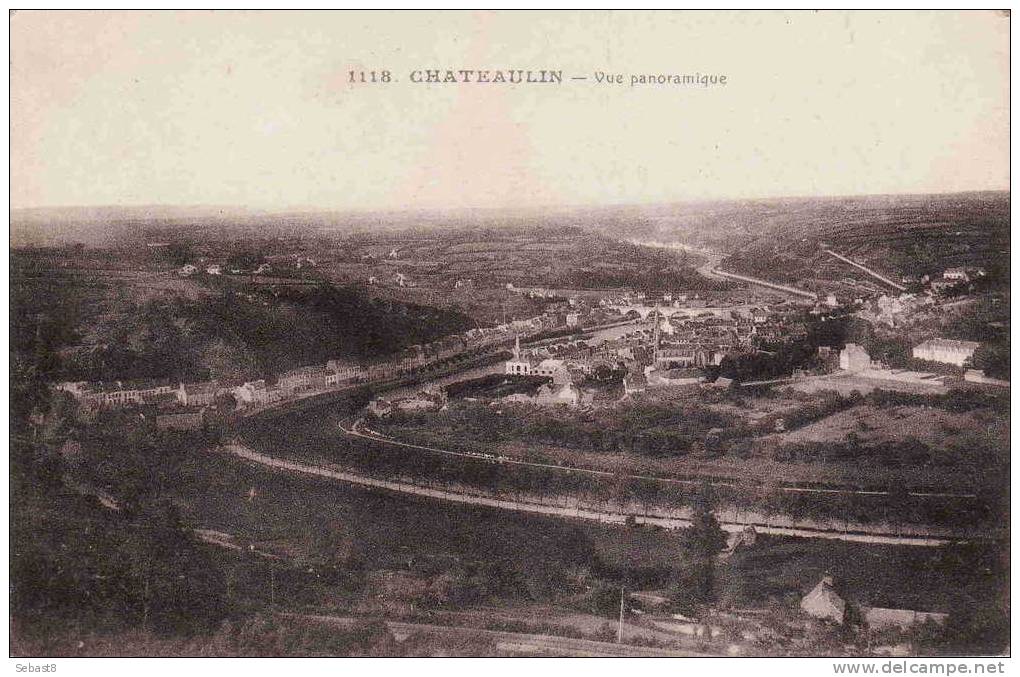 CHATEAULIN VUE PANORAMIQUE - Châteaulin