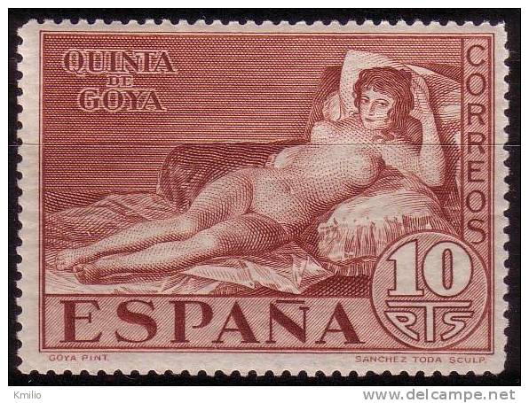 1930. Edifil 515** Goya 10 Pts Castaño En Nuevo - Nuovi