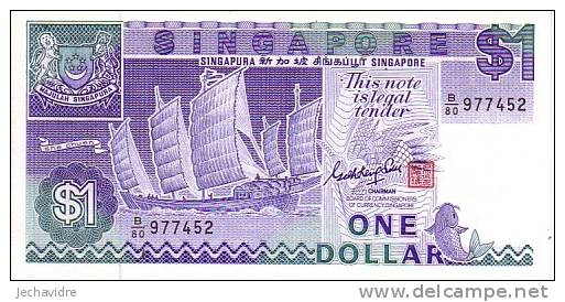 SINGAPOUR   1 Dollar   Non Daté (1987)   Pick 18a     ***** BILLET  NEUF ***** - Singapore