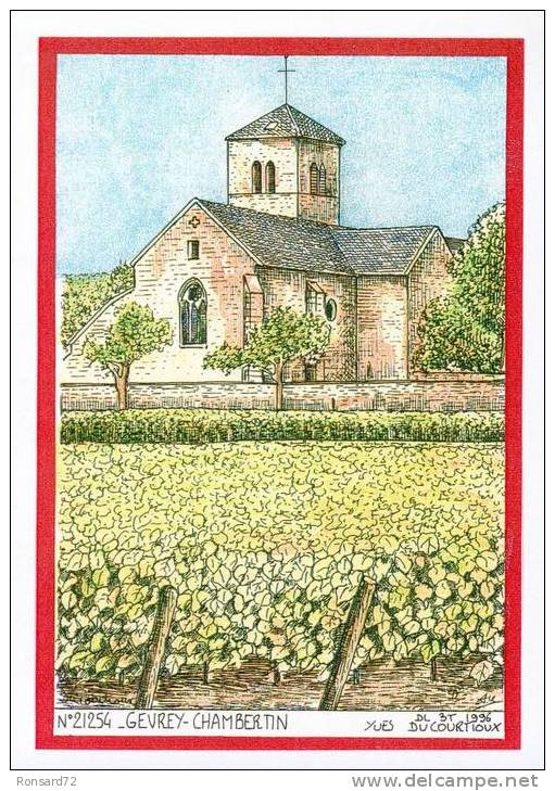 21 GEVREY CHAMBERTIN - Illustration Yves Ducourtioux - Gevrey Chambertin