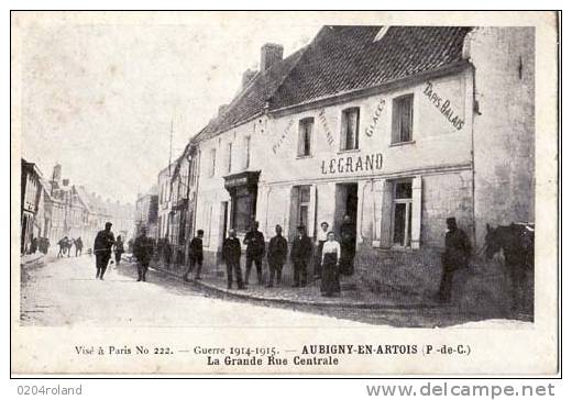 Aubigny En Artois - La Grande Rue Centrale - Aubigny En Artois