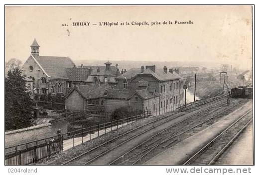 Bruay - L' Hôpital Et La Chapelle - Bruay Sur Escaut