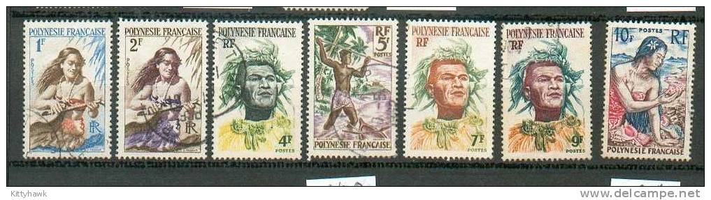 Poly 174 - YT 3 à 9 Obli - Used Stamps