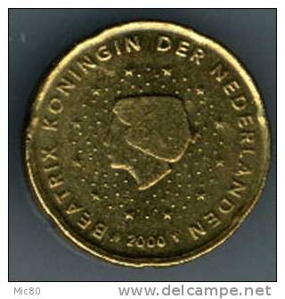 Pays-Bas 20 Cts Euro 2000 Ttb/sup - Netherlands