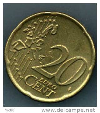 Pays-Bas 20 Cts Euro 2001 Sup - Nederland