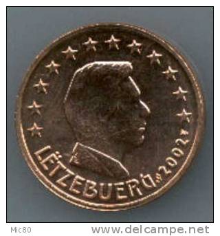 Luxembourg 5 Cts Euro 2002 NEUVE! - Luxembourg