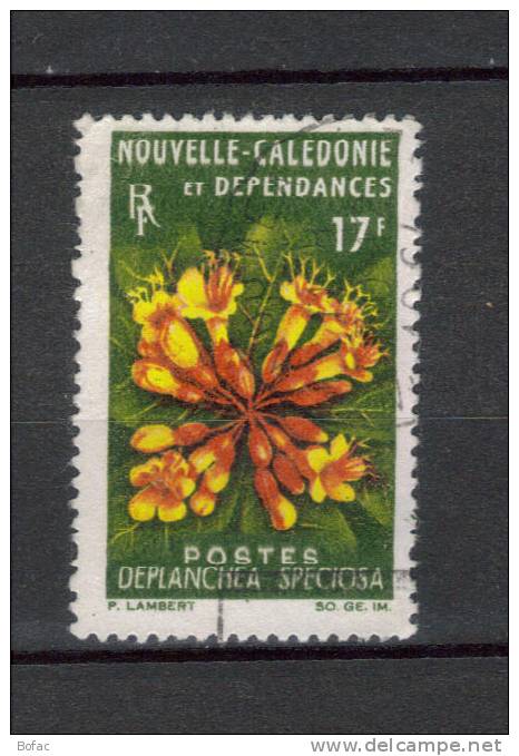 321  OBL  Y&T  Fleurs  Deplanchea Speciosa     « Nlle Calédonie » 17/46 - Oblitérés