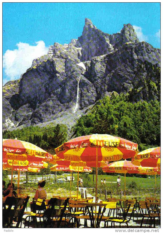 Carte Postale 74. Sixt  Terrasse Du Relais Du Cirque Du Fer à Cheval   Trés Beau Plan - Sixt-Fer-à-Cheval