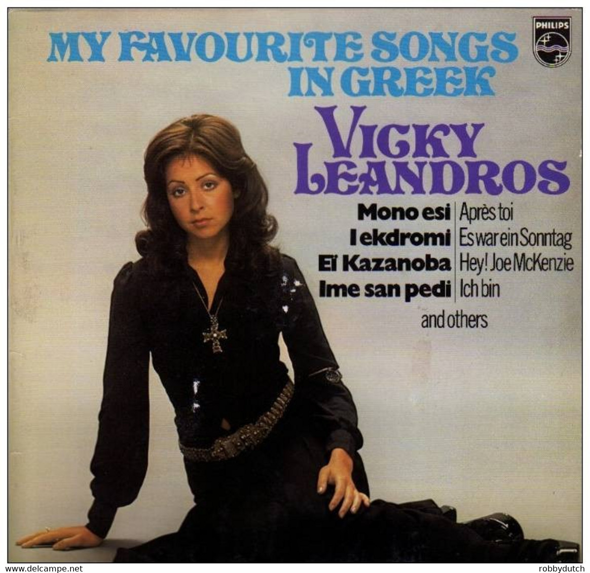 * LP *  VICKY LEANDROS - MY FAVOURITE SONGS IN GREEK (Holland 1972 Very Rare!!!) - Disco, Pop