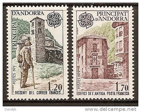 Europa CEPT 1979: Frans Andorra / Andorre Francais / Andorra Franzosische Post ** - 1979
