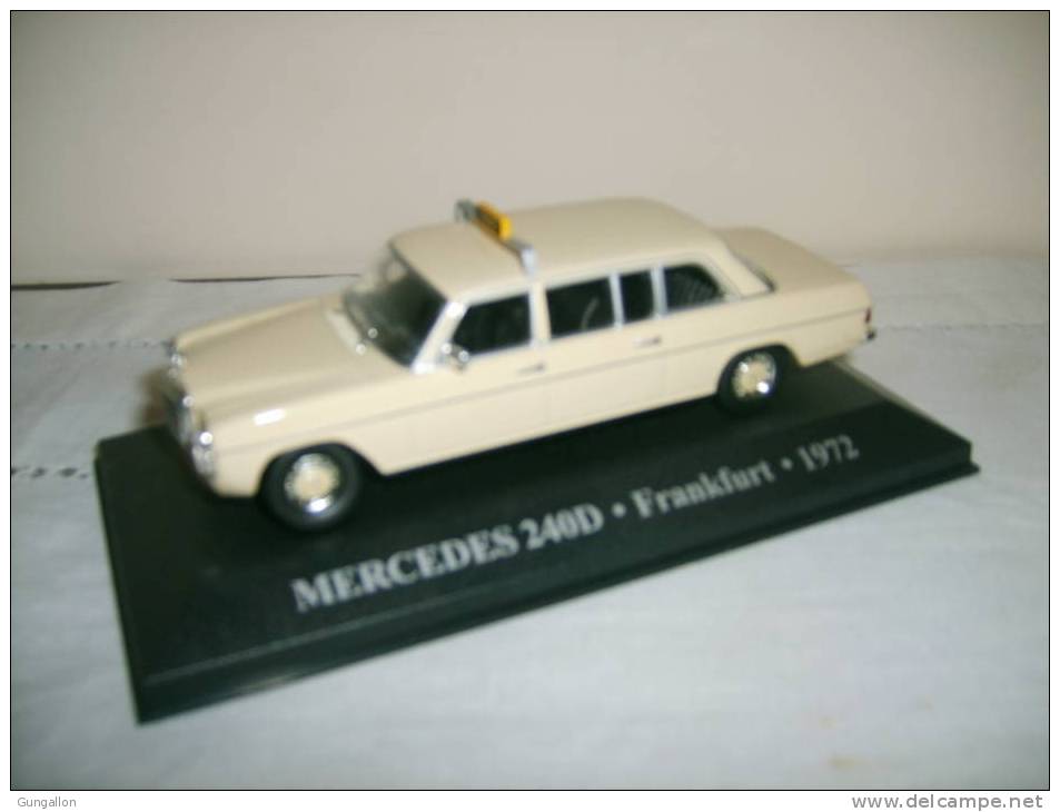 Mercedes 240D (Taxi --Francoforte 1972) - Autos