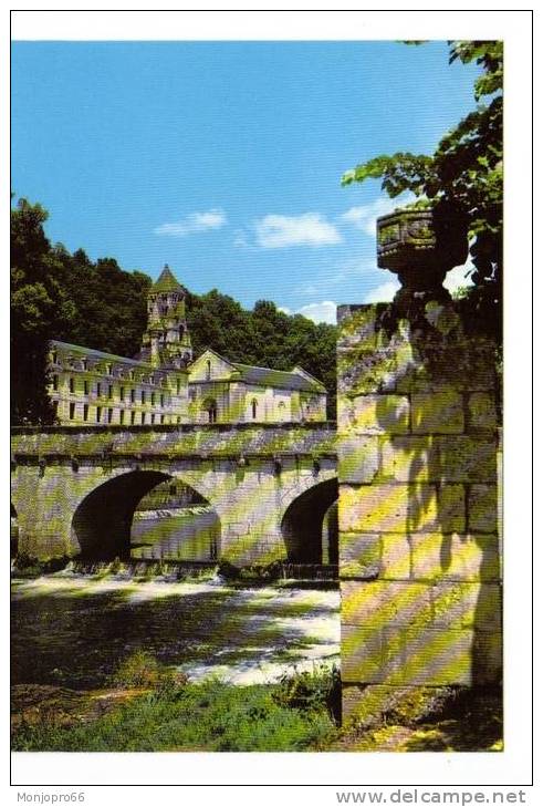 CPM De Brantome   Vue Sur L Abbaye Des Bords De La Dronne - Brantome