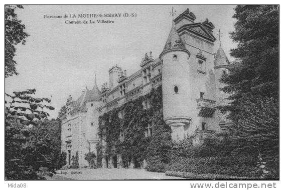 79. LA MOTHE SAINT HERAY.   CHATEAU DE LA VILLEDIEU. - La Mothe Saint Heray