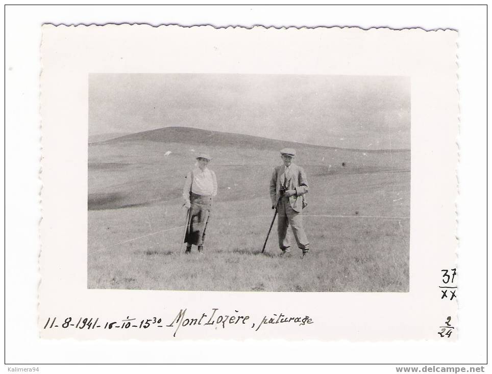 LOZÈRE  /  MONT - LOZÈRE , PÂTURAGE  /  PHOTOGRAPHIE  ORIGINALE  /  Cliché  N° 37  ( Du  11 / 8 / 1941 ) - Autres & Non Classés