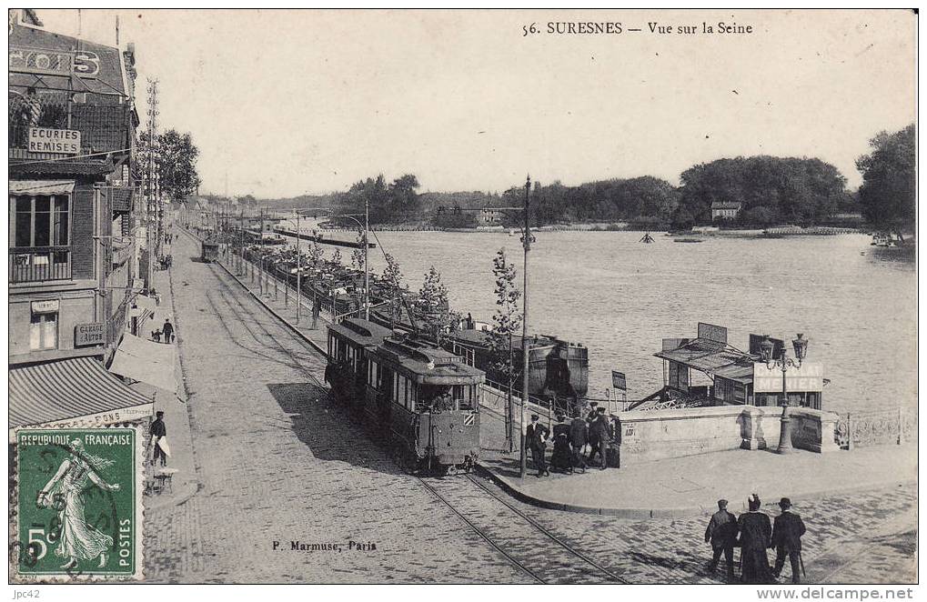 Suresnes Vue Sur La Seine - Sevres