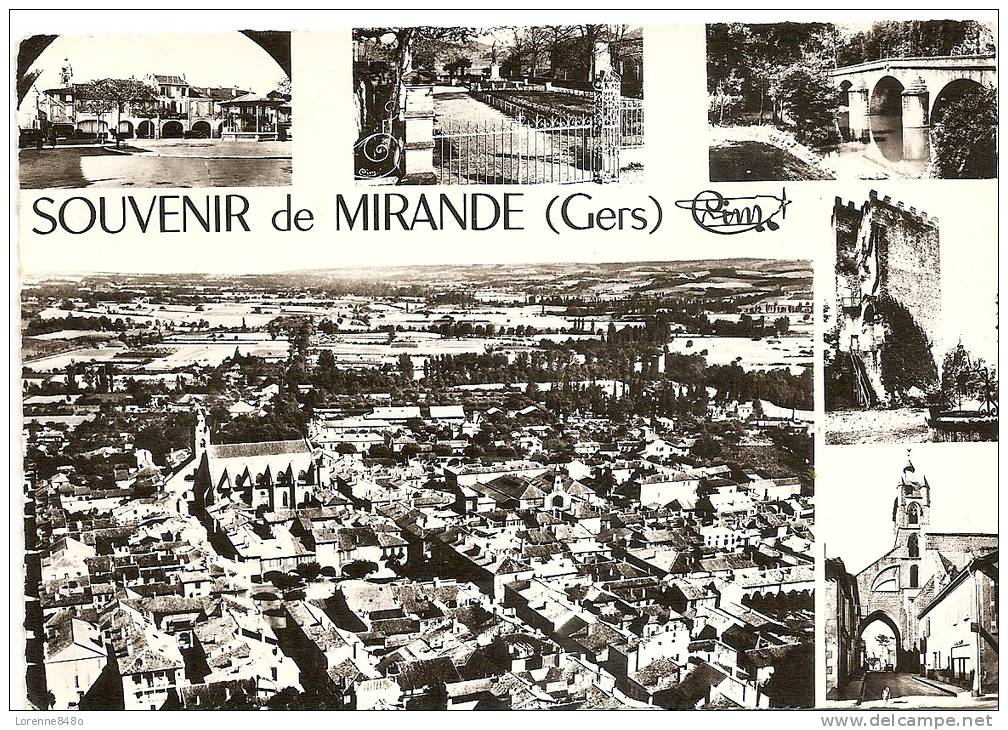 - 32 - MIRANDE  ..Souvenir Multivues Sur La Ville - Mirande