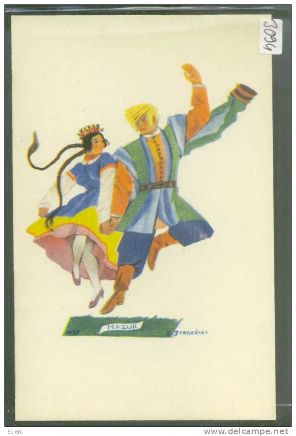 ILLUSTRATION DE DANSE POLONAISE  - TB - Polen