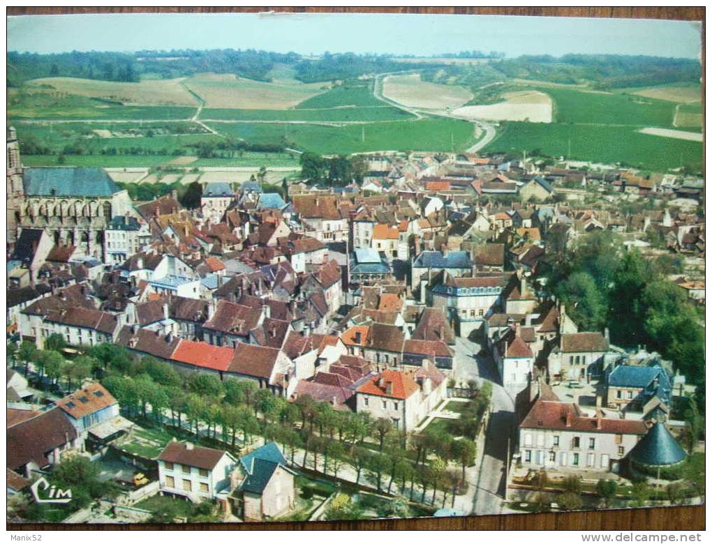 51 - SEZANNE - Vue Générale Aérienne. Centre Ville (ancienne Enceinte) - Sezanne