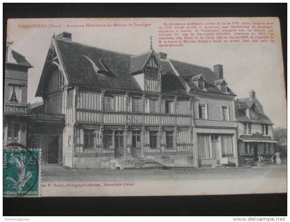 VIMOUTIERS - Ancienne Hôtellerie Des Moines De Jumièges - Vimoutiers