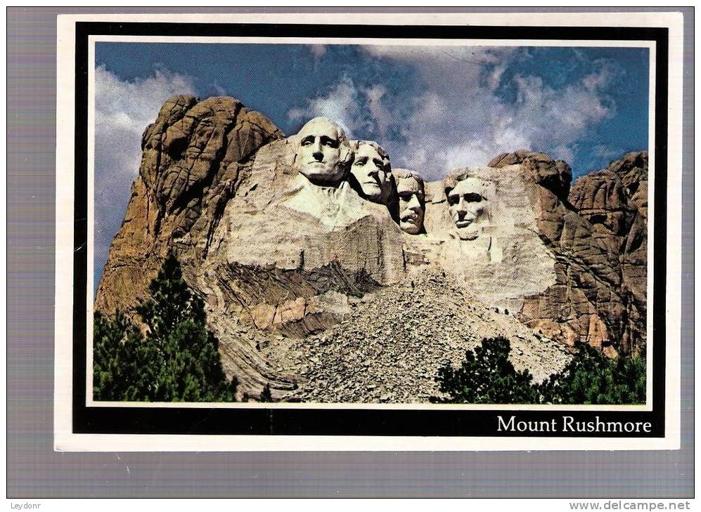 Mount Rushmore South Dakota - Washington - Jefferson - Roosevelt - Lincoln - Mount Rushmore