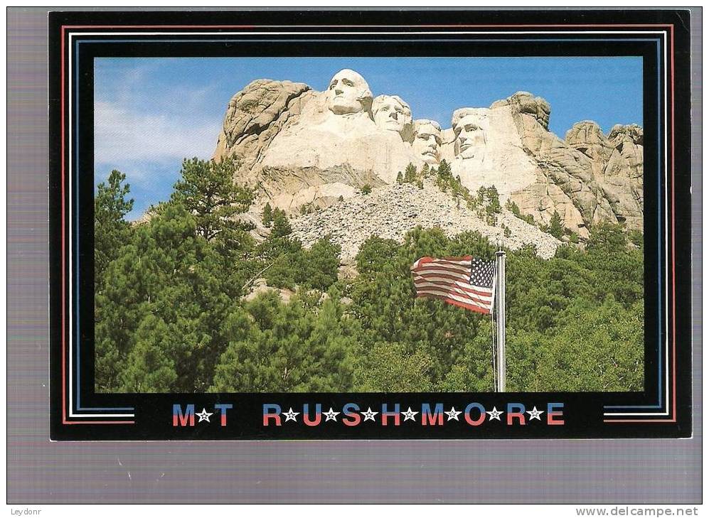 Mount Rushmore South Dakota - Washington - Jefferson - Roosevelt - Lincoln - Mount Rushmore