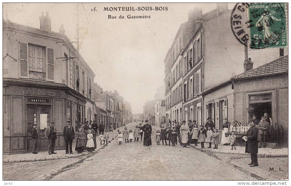 Montreuil Sous Bois Rue Du Gazometre - Montreuil