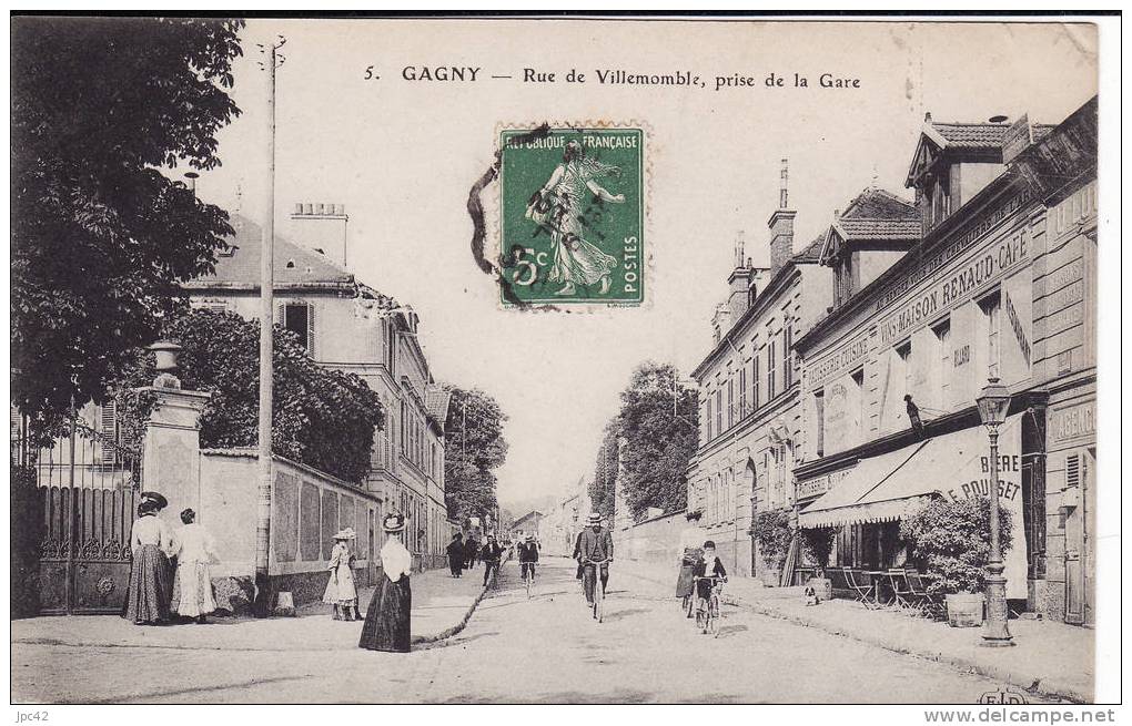 Gagny Rue Villebloble Prise De La Gare - Gagny