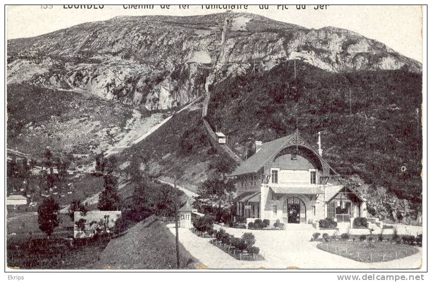 139 Lourdes Chemin De Fer Funiculaire Du Pic Du Jer - Seilbahnen