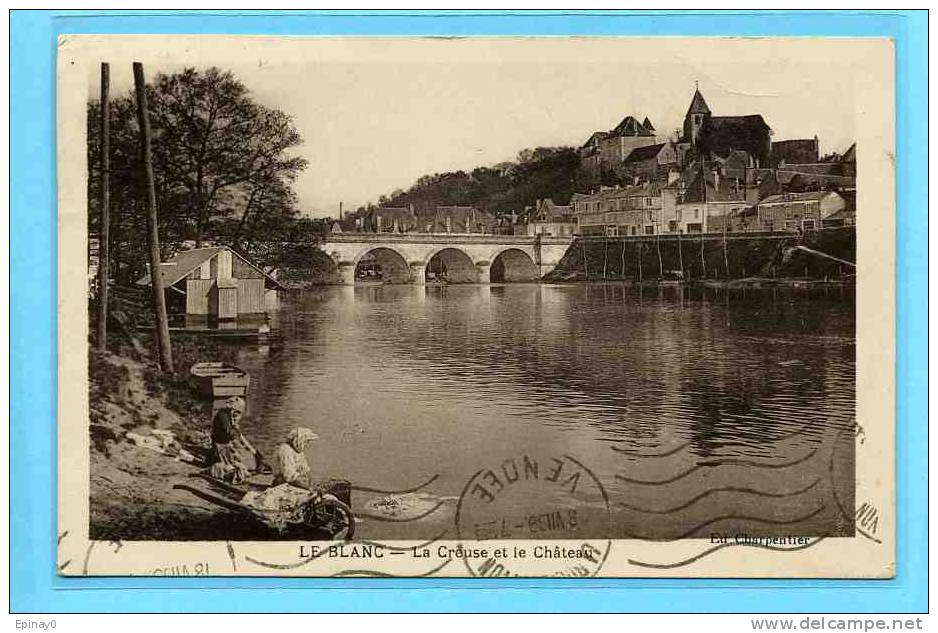 B - 36 - LE BLANC - Lavoir - Laveuse - Le Blanc