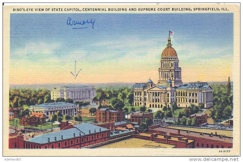 State Capitol, Centennial Building, Supreme Court Building Springfield, IL - Springfield – Illinois