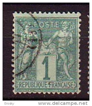 M0116 - FRANCE Yv N°61 - 1876-1878 Sage (Tipo I)