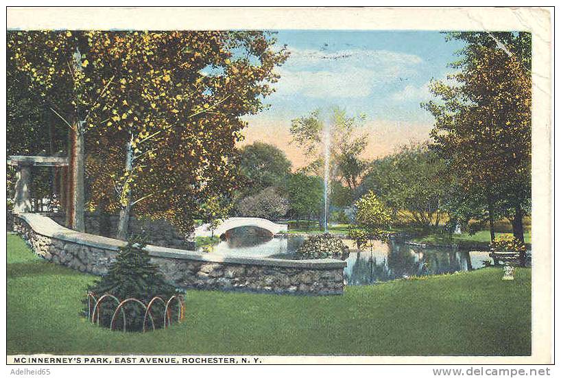 MCInnerney's Park, East Avenue, Rochester, NY 1916 East Avenue Station Postmark Publ: Walker's - Rochester