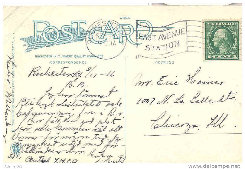 MCInnerney's Park, East Avenue, Rochester, NY 1916 East Avenue Station Postmark Publ: Walker's - Rochester