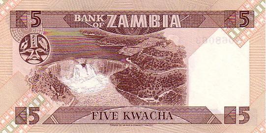 ZAMBIE    5 Kwacha   Non Daté (1980-1985)   Pick 25d   Signature 7    *****BILLET  NEUF***** - Zambia