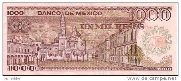 MEXIQUE   1 000 Pesos  Daté Du 30-10-1984   Pick 81    ***** QUALITE  XF ***** - Mexique