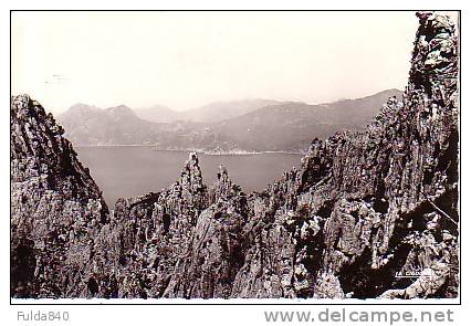 CPA.  LES CELEBRES CALANCHE DE PIANA Sur Le Plus Beau Golfe Du Monde. - Corse