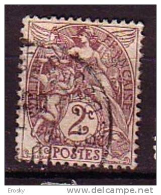 M0172 - FRANCE Yv N°108 - 1900-29 Blanc