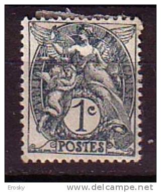 M2441 - FRANCE Yv N°107 * - 1900-29 Blanc