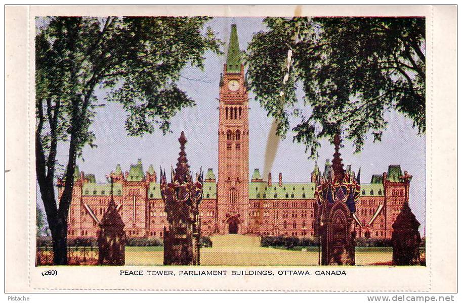 Ottawa Canada - Parlement Parliament - Carte Enveloppe - Folkard Copyright 1929 - Neuve Mint - Ottawa