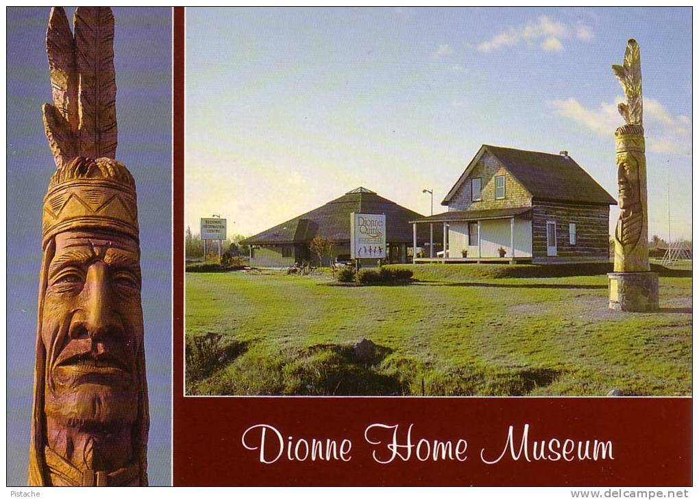North Bay Ontario Canada - Dionne Home Museum Totem Indien Indian - Neuve Mint - North Bay