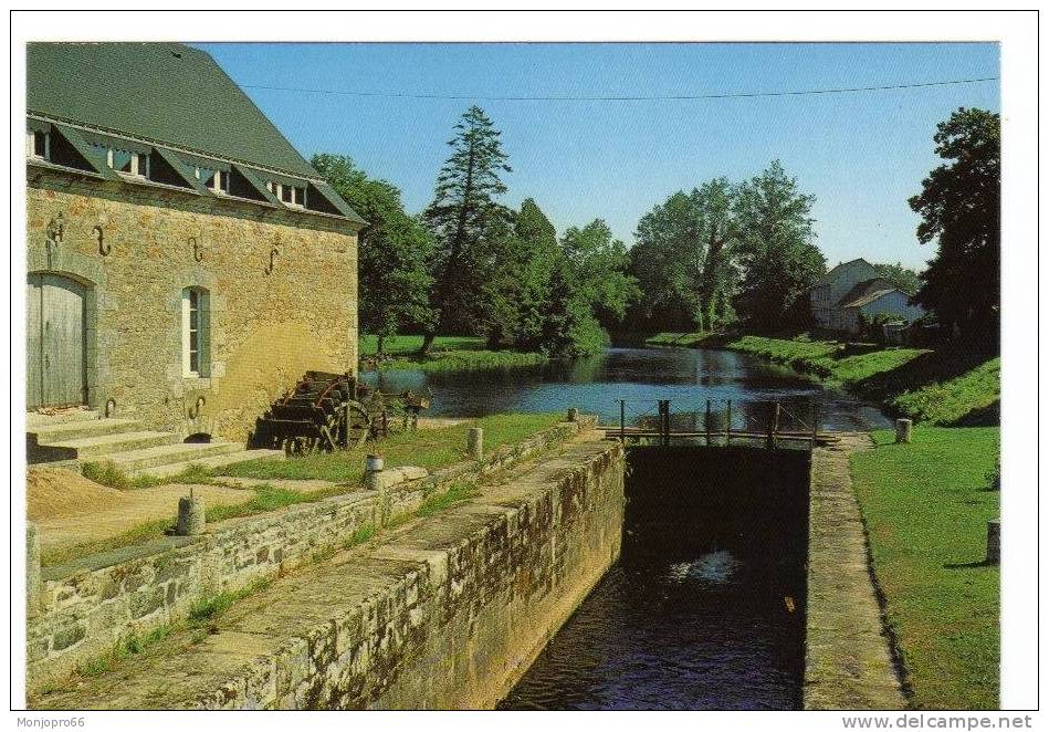 CPM De Cleguerec   Le Moulin Et L Ecluse Du Stumo Sur Le Canal De Nantes à Brest - Cleguerec